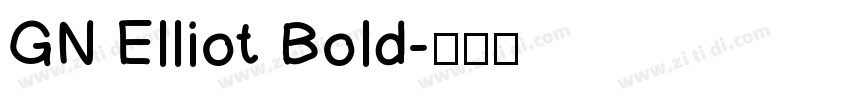 GN Elliot Bold字体转换